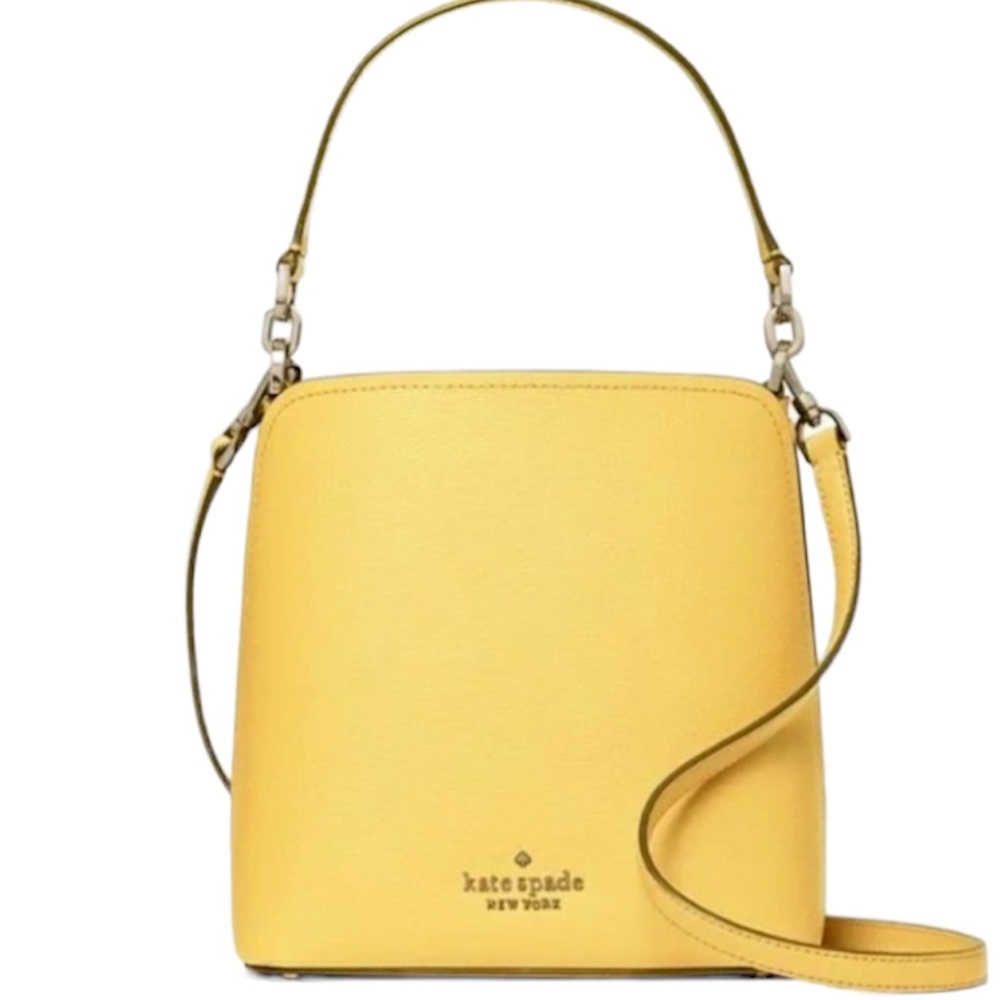 NWT Kate Spade Darcy Large Bucket Bag yellow